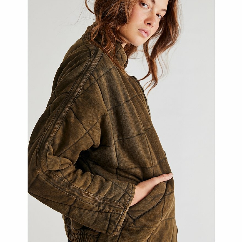 Free People Quilted Doleman Jacket, NWT